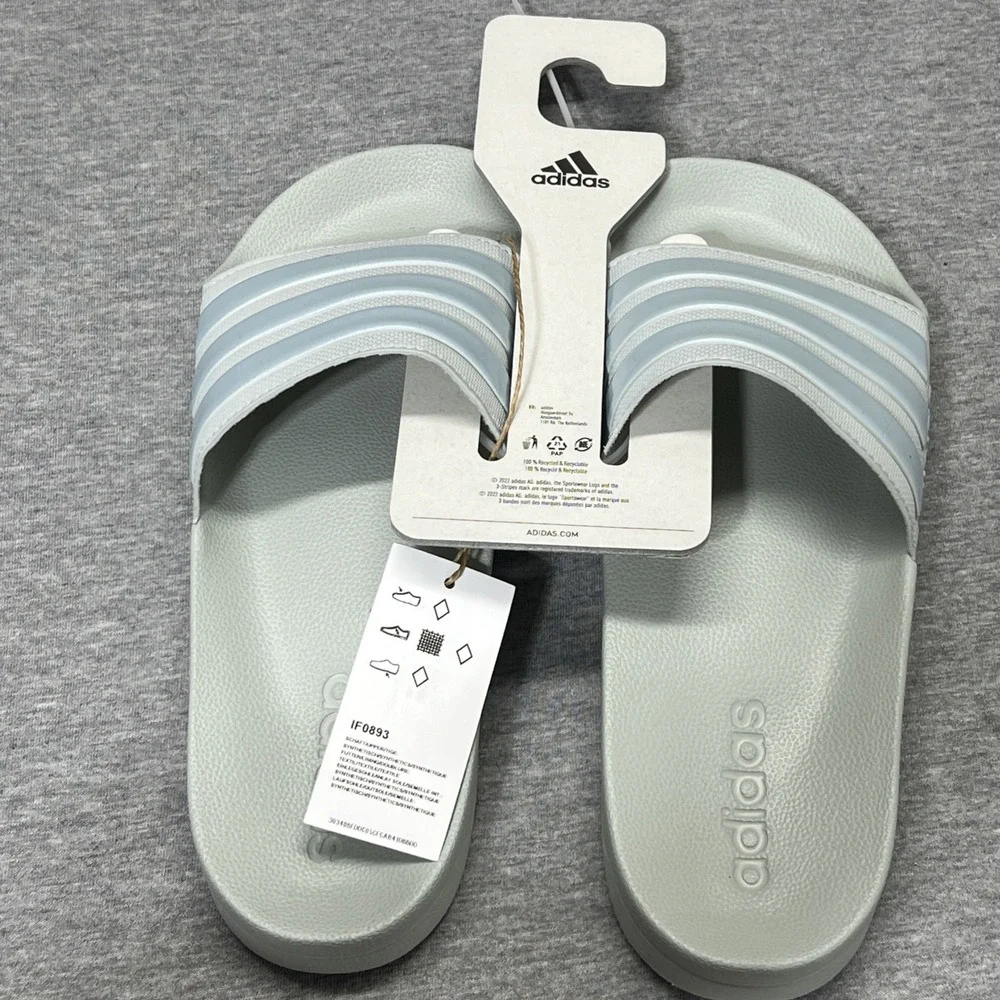 Adidas Adilette Shower Unisex Slip On Slide Sandal Shoe Men's 9 Women's 10